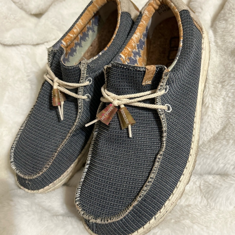 Mens Hey Dude slip ons